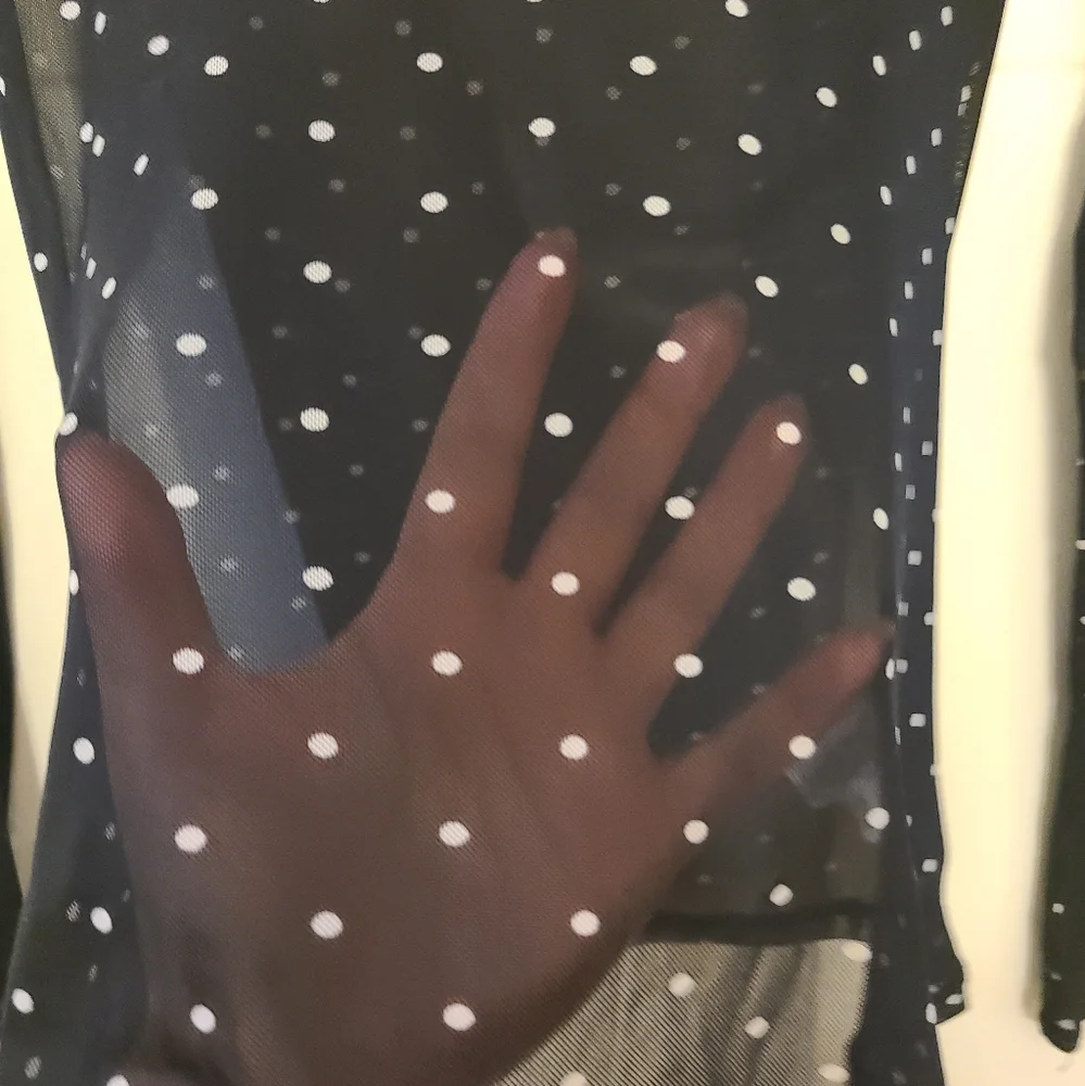 Polka Dot Turtleneck - Rachel Roy - Size L - Picture 4 of 5
